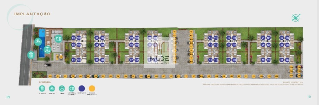 ONE JOANES - Apartamentos á Venda de 2 Suítes com área de 65m² - varanda gourmet - Lauro de Freitas/BA