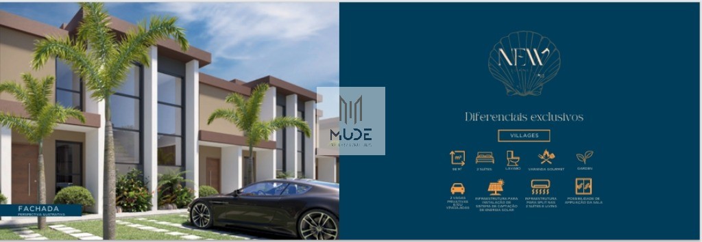 NEW JOANES - Villages á Venda de 2 Suítes com área de 98 m² - Garden Privativo - Buraquinho/BA