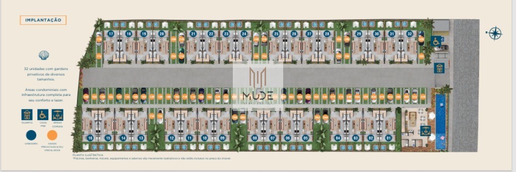 NEW JOANES - Villages á Venda de 2 Suítes com área de 98 m² - Garden Privativo - Buraquinho/BA