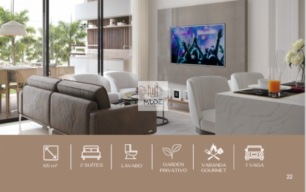 ONE JOANES - Apartamentos á Venda de 2 Suítes com área de 65m² - varanda gourmet - Lauro de Freitas/BA