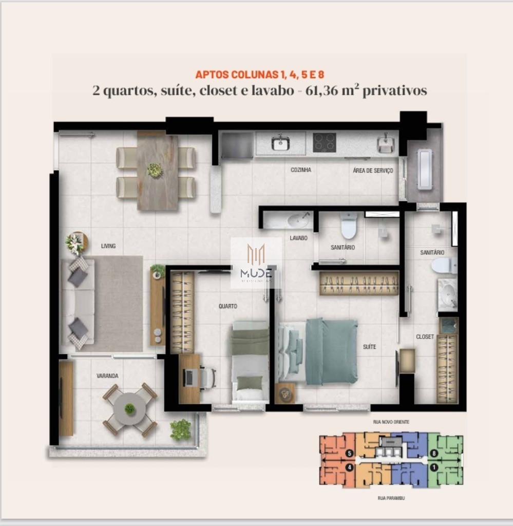 Apartamento, 2 quartos, 61 m² - Foto 15