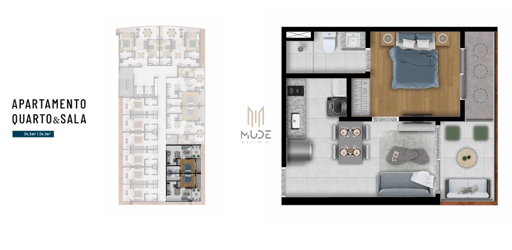 Apartamento, 2 quartos, 47 m² - Foto 21