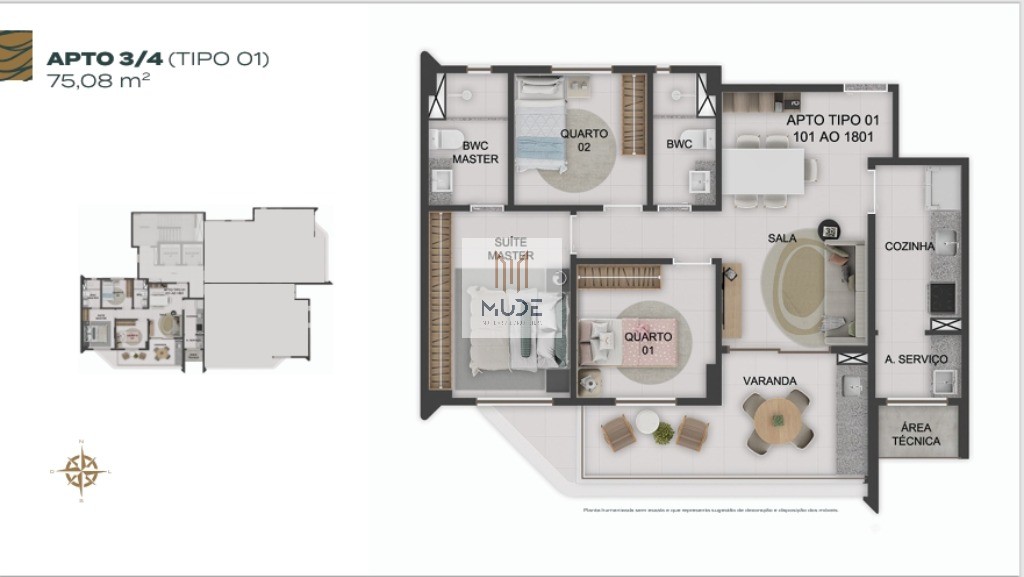 Apartamento, 2 quartos, 63 m² - Foto 19