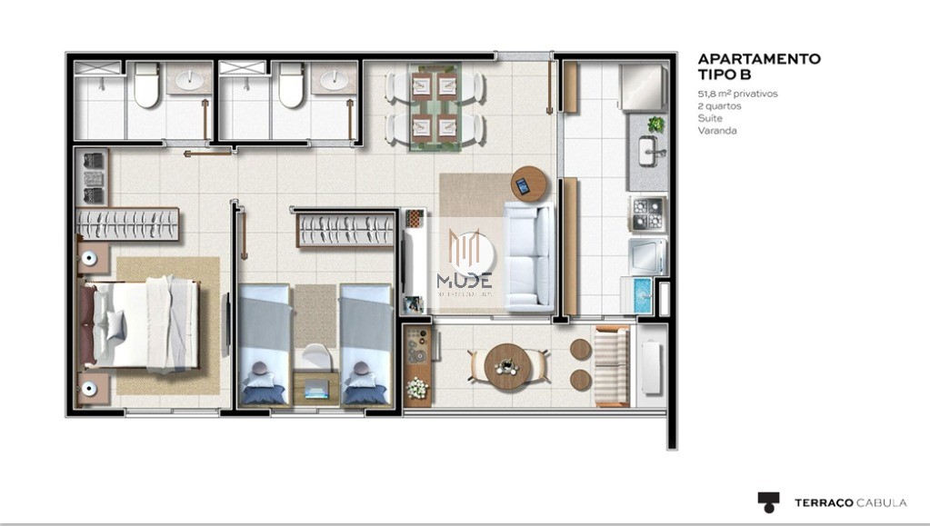Apartamento, 3 quartos, 66 m² - Foto 47