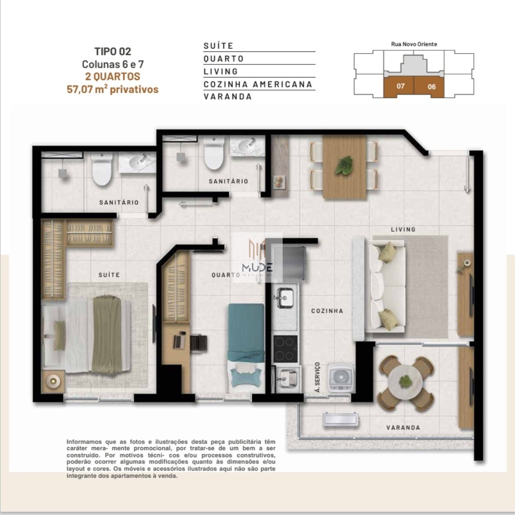 Apartamento, 2 quartos, 61 m² - Foto 20