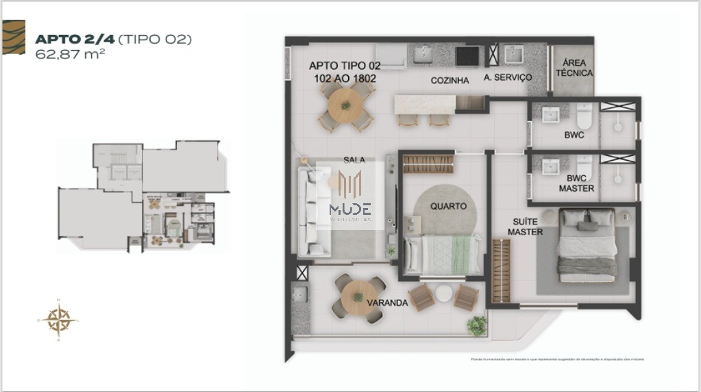 Apartamento, 2 quartos, 63 m² - Foto 20