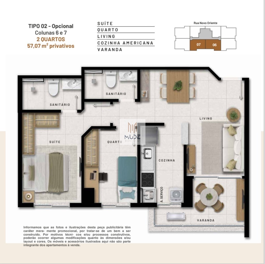 Apartamento, 2 quartos, 61 m² - Foto 21