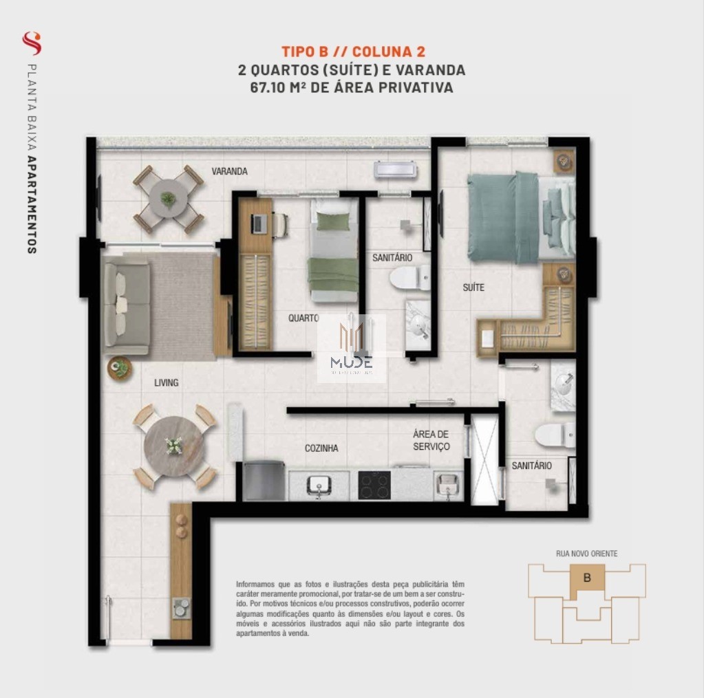 Apartamento, 2 quartos, 67 m² - Foto 20