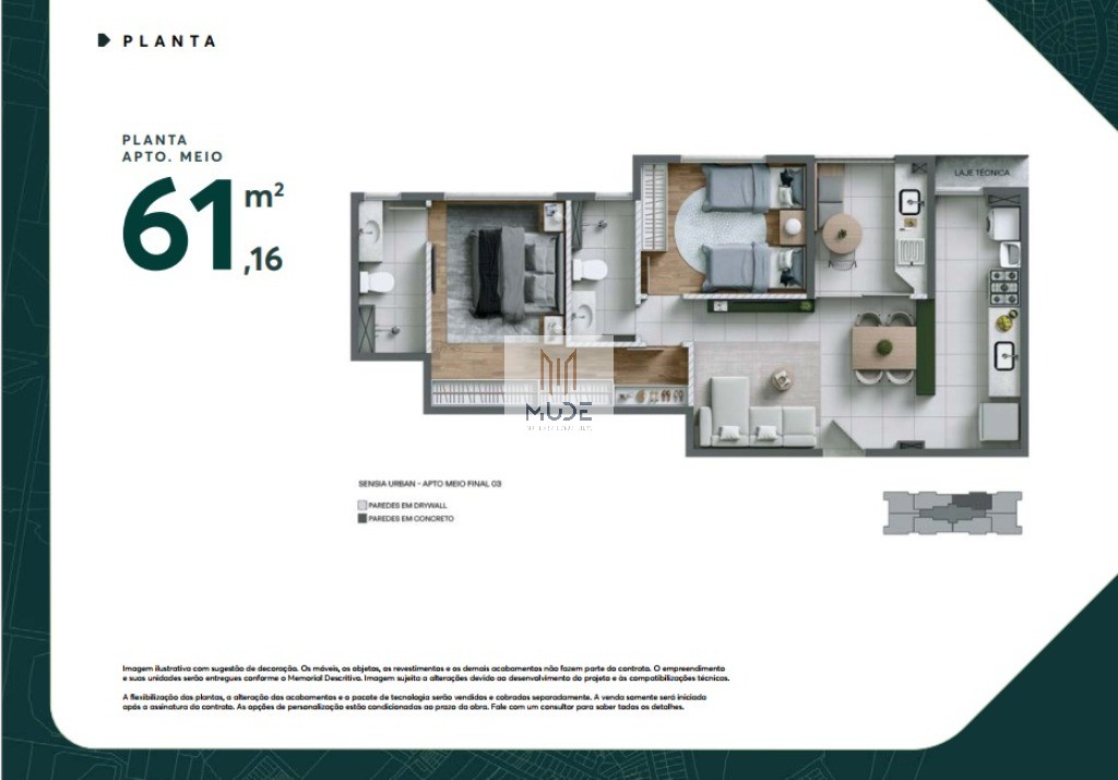 Apartamento, 2 quartos, 61 m² - Foto 33