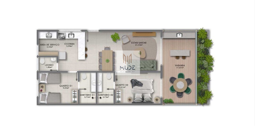 Apartamento, 2 quartos, 88 m² - Foto 10