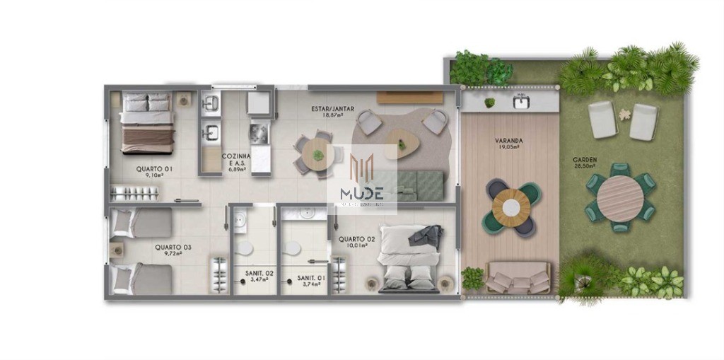 Apartamento, 2 quartos, 88 m² - Foto 9