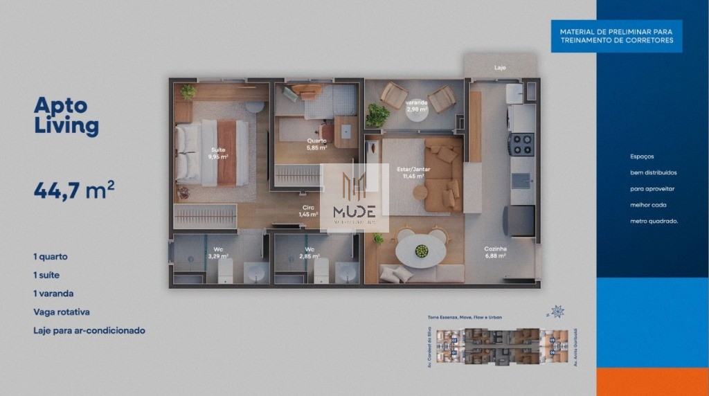 Apartamento, 1 quarto, 63 m² - Foto 15