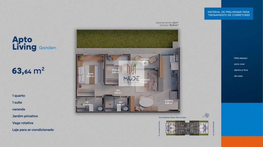 Apartamento, 1 quarto, 63 m² - Foto 34