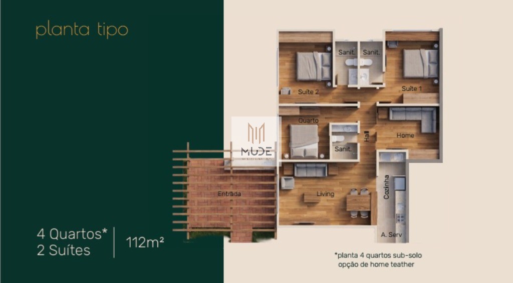 Apartamento, 3 quartos, 100 m² - Foto 12