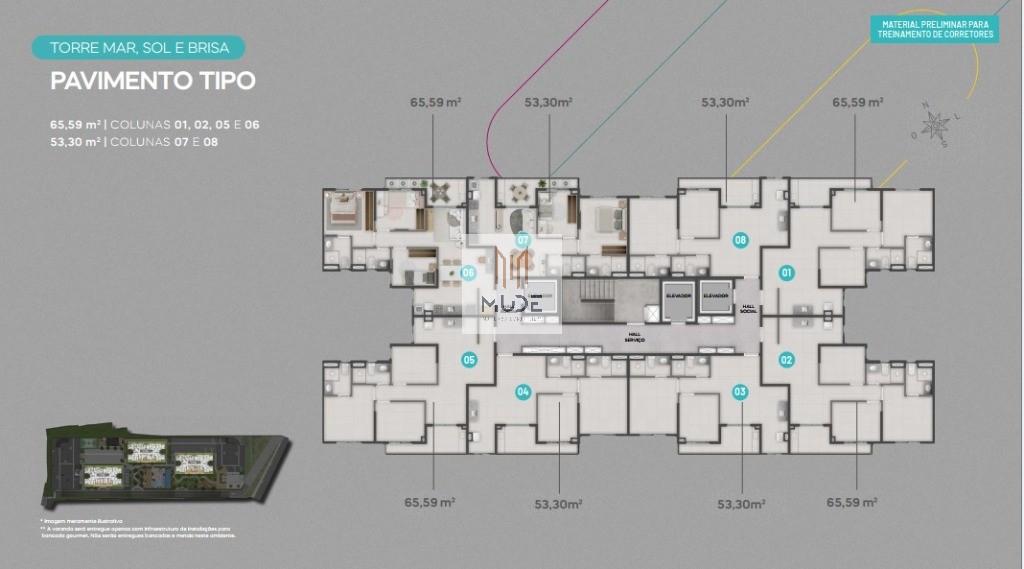 Apartamento, 2 quartos, 53 m² - Foto 40
