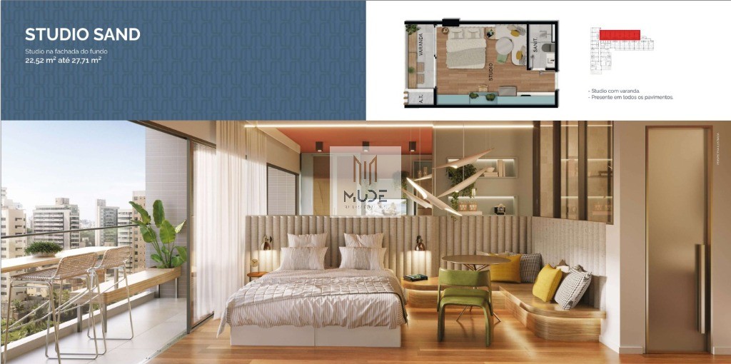 Apartamento, 1 quarto, 27 m² - Foto 20