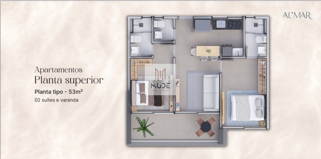 Apartamento, 2 quartos, 53 m² - Foto 16