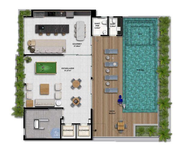 Apartamento, 1 quarto, 46 m² - Foto 25