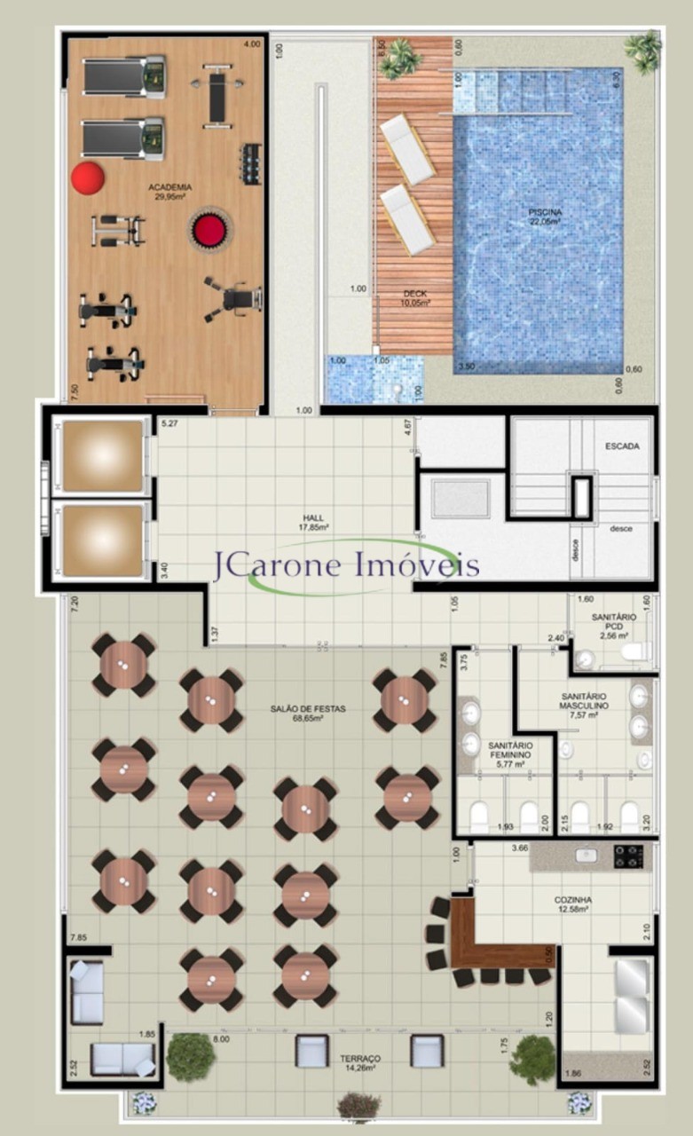 Apartamento, 2 quartos, 54 m² - Foto 34