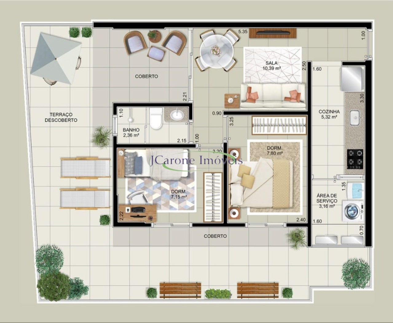 Apartamento, 2 quartos, 54 m² - Foto 33