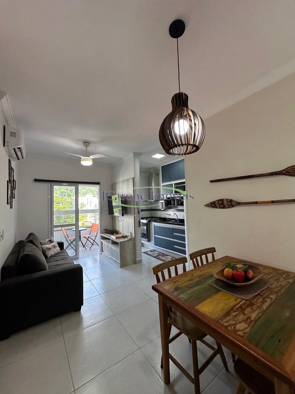 Venda ou permuta de apartamento mobiliado 2 dormitórios a 20