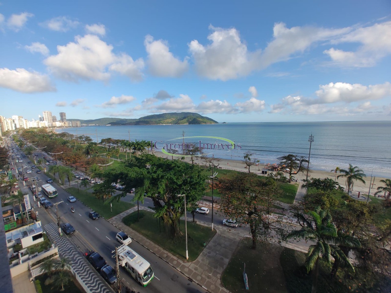Vista espetacular da orla! apartamento mobiliado para locaçã