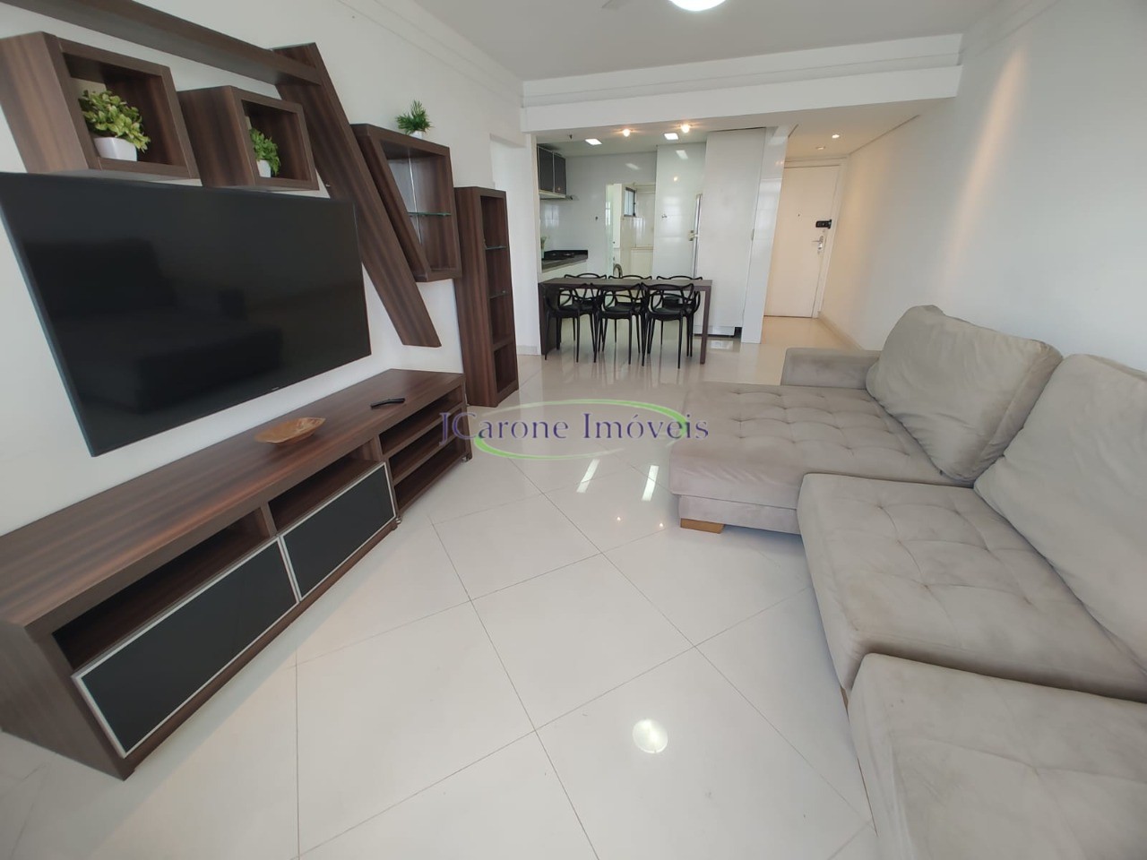 Vista espetacular da orla! apartamento mobiliado para locaçã