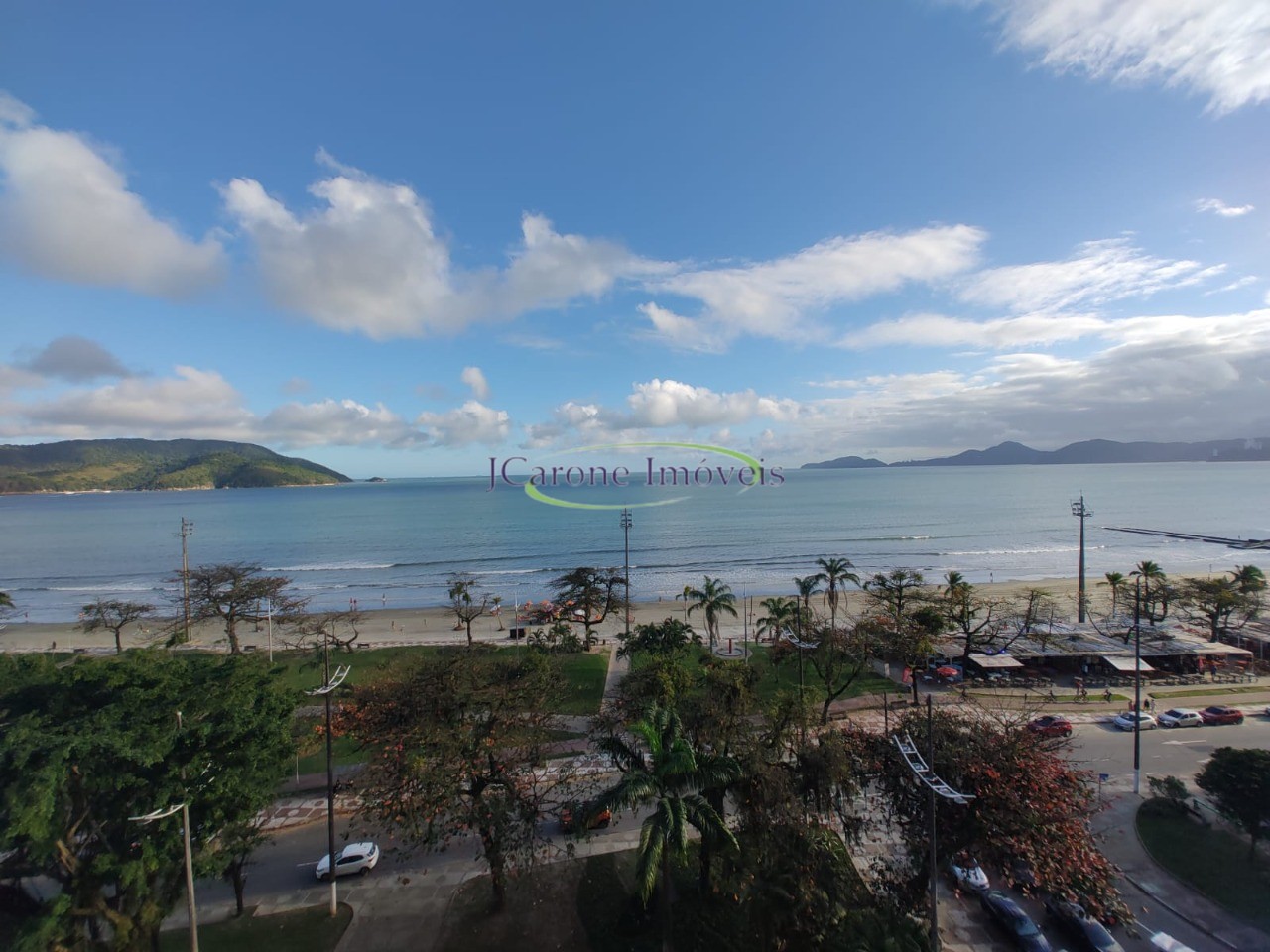 Vista espetacular da orla! apartamento mobiliado para locaçã