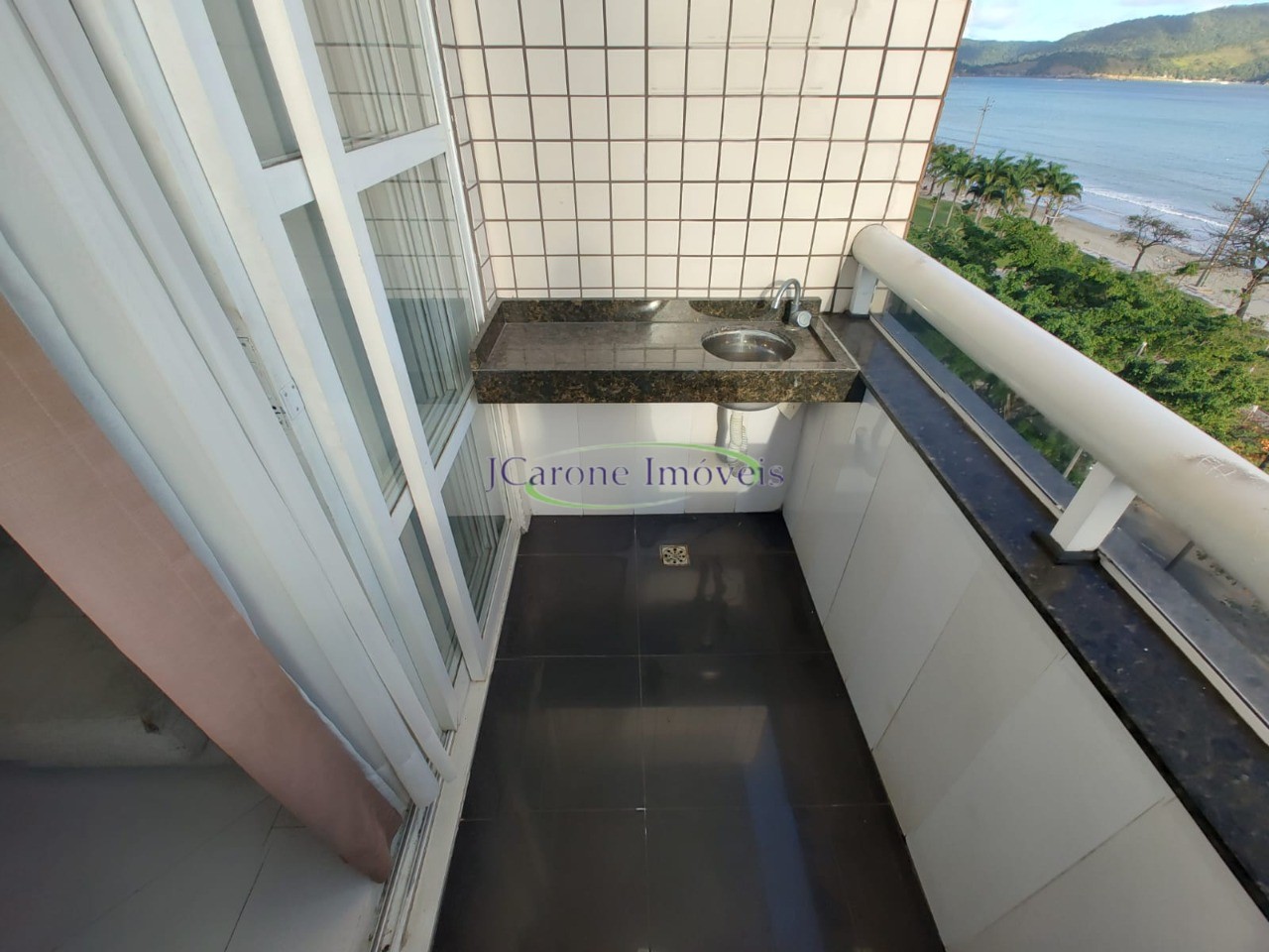 Vista espetacular da orla! apartamento mobiliado para locaçã