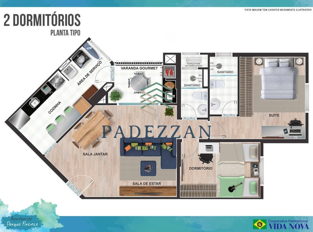 Apartamento, 2 quartos, 81 m² - Foto 1