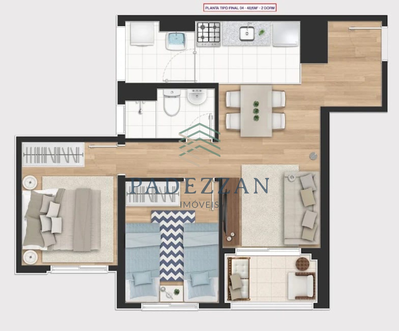 Apartamento, 2 quartos, 49 m² - Foto 10