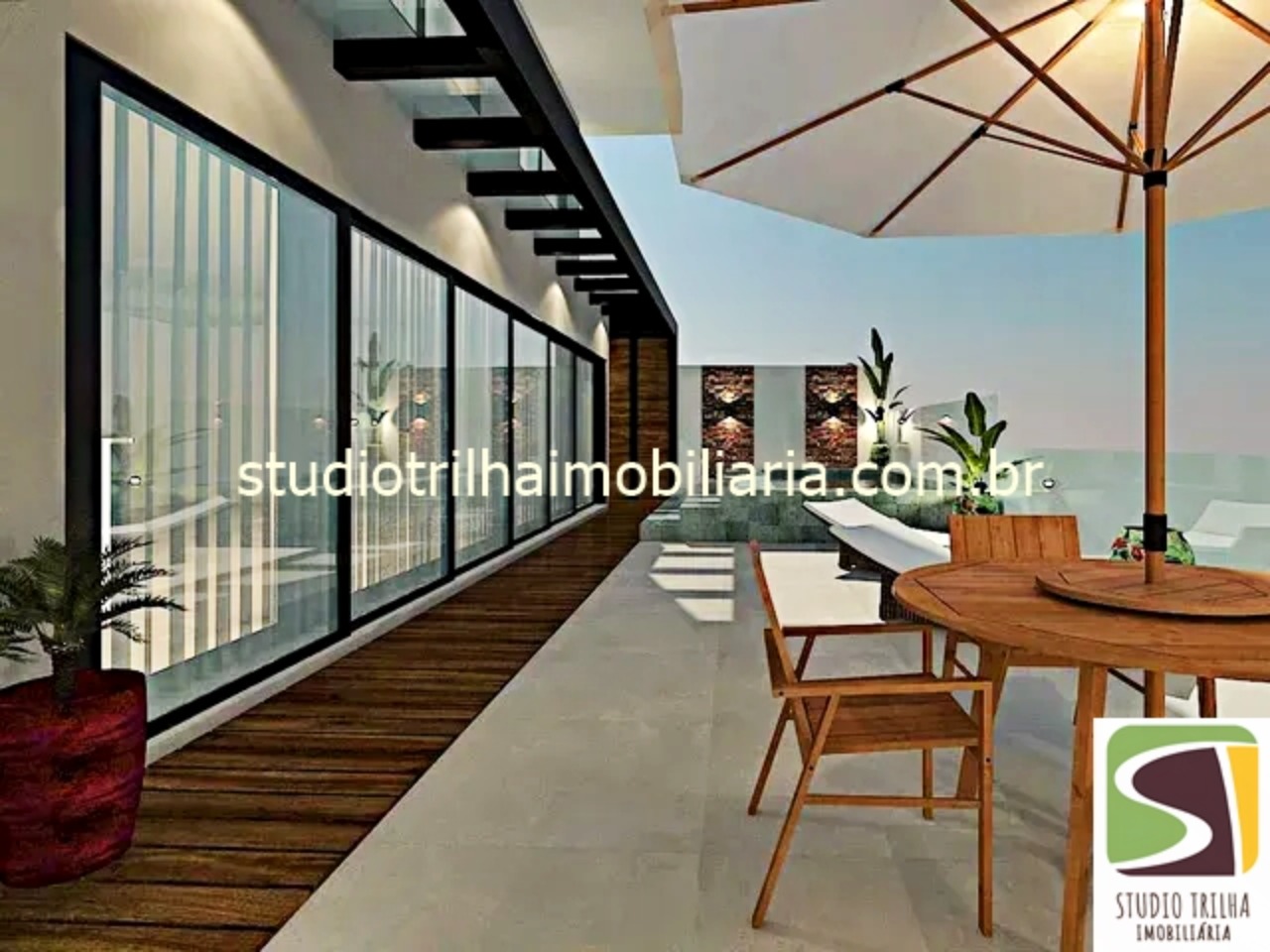 Lindo Sobrado em Condominio,180m² com 3 Suítes e Escritório