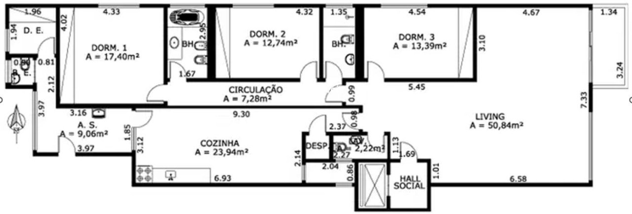 Apartamento, 3 quartos, 187 m² - Foto 29