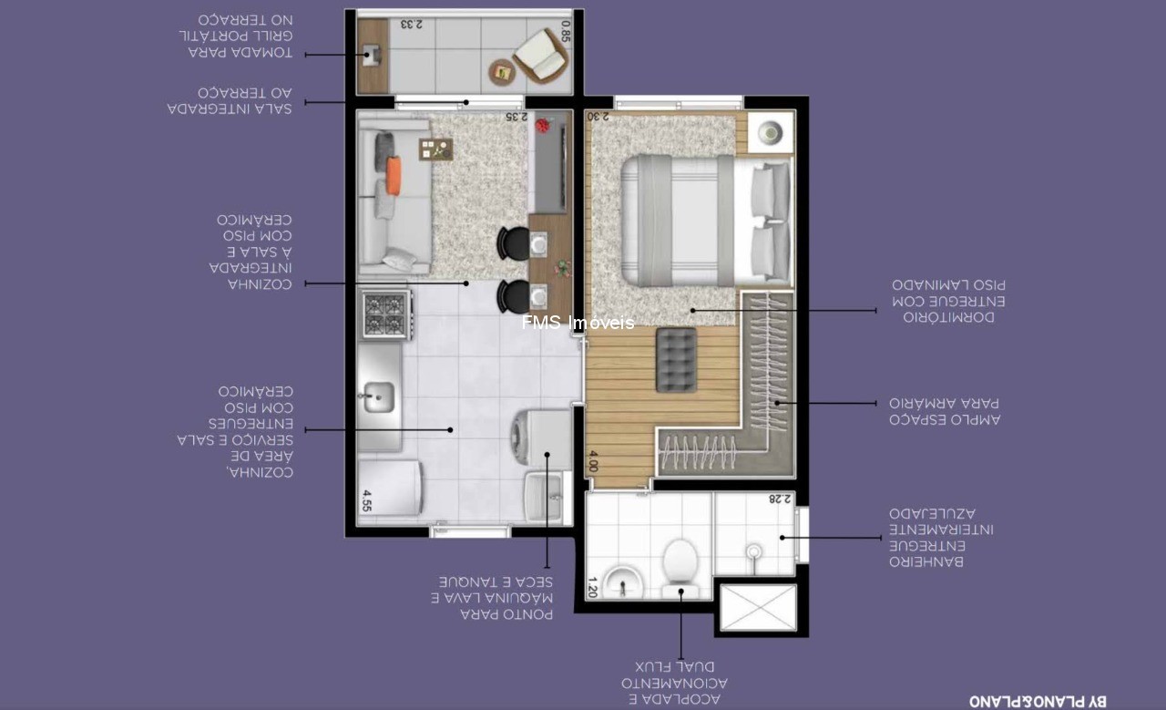 Apartamento, 1 quarto, 29 m² - Foto 19