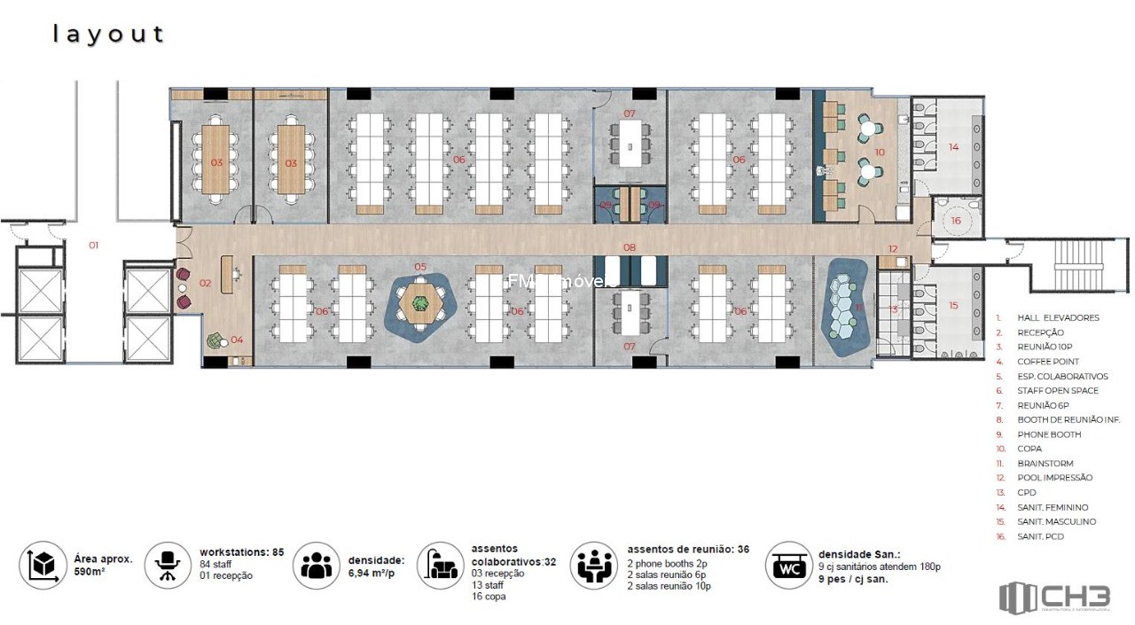 Sala-Conjunto, 457 m² - Foto 2
