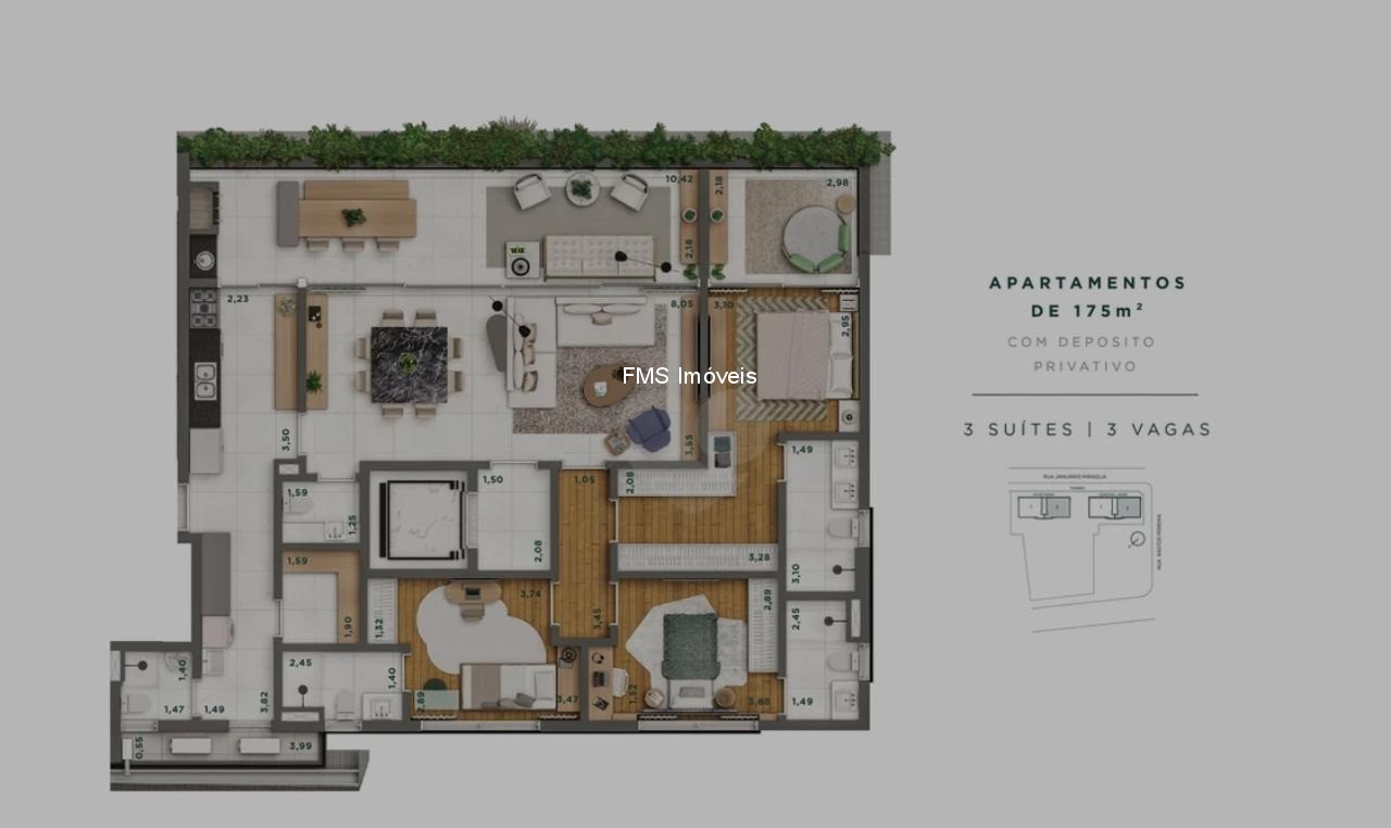 Apartamento, 3 quartos, 175 m² - Foto 29