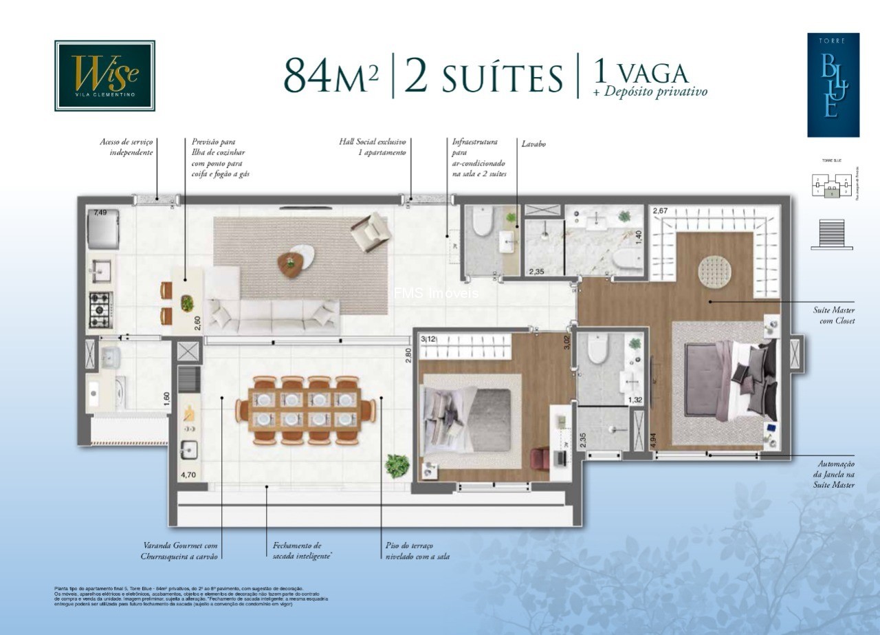 Apartamento, 4 quartos, 127 m² - Foto 22