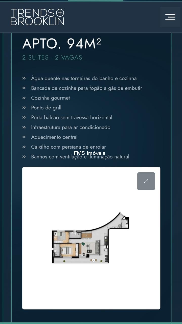 Apartamento, 2 quartos, 94 m² - Foto 2