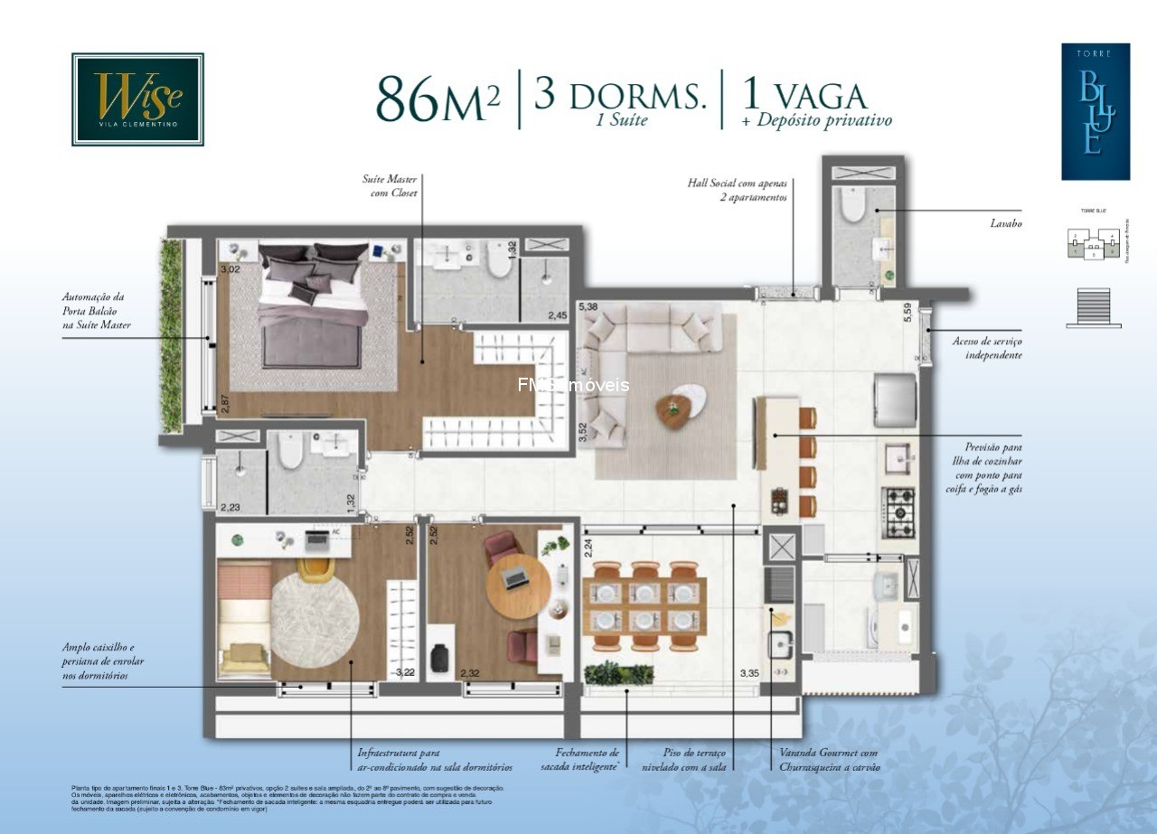 Apartamento, 4 quartos, 127 m² - Foto 20
