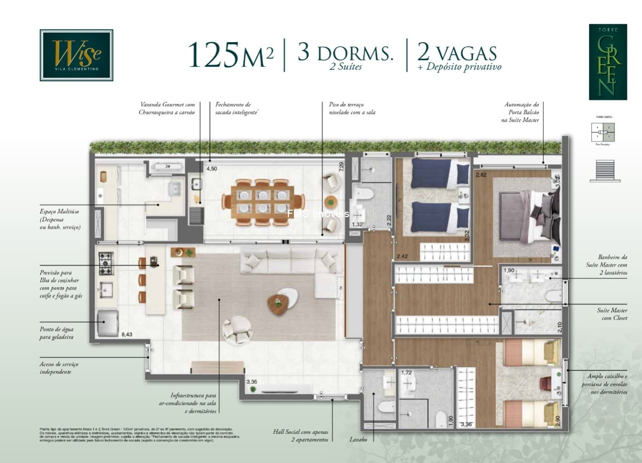 Apartamento, 4 quartos, 127 m² - Foto 17