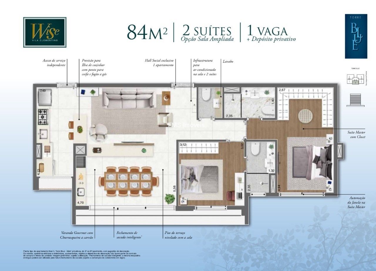 Apartamento, 4 quartos, 127 m² - Foto 23