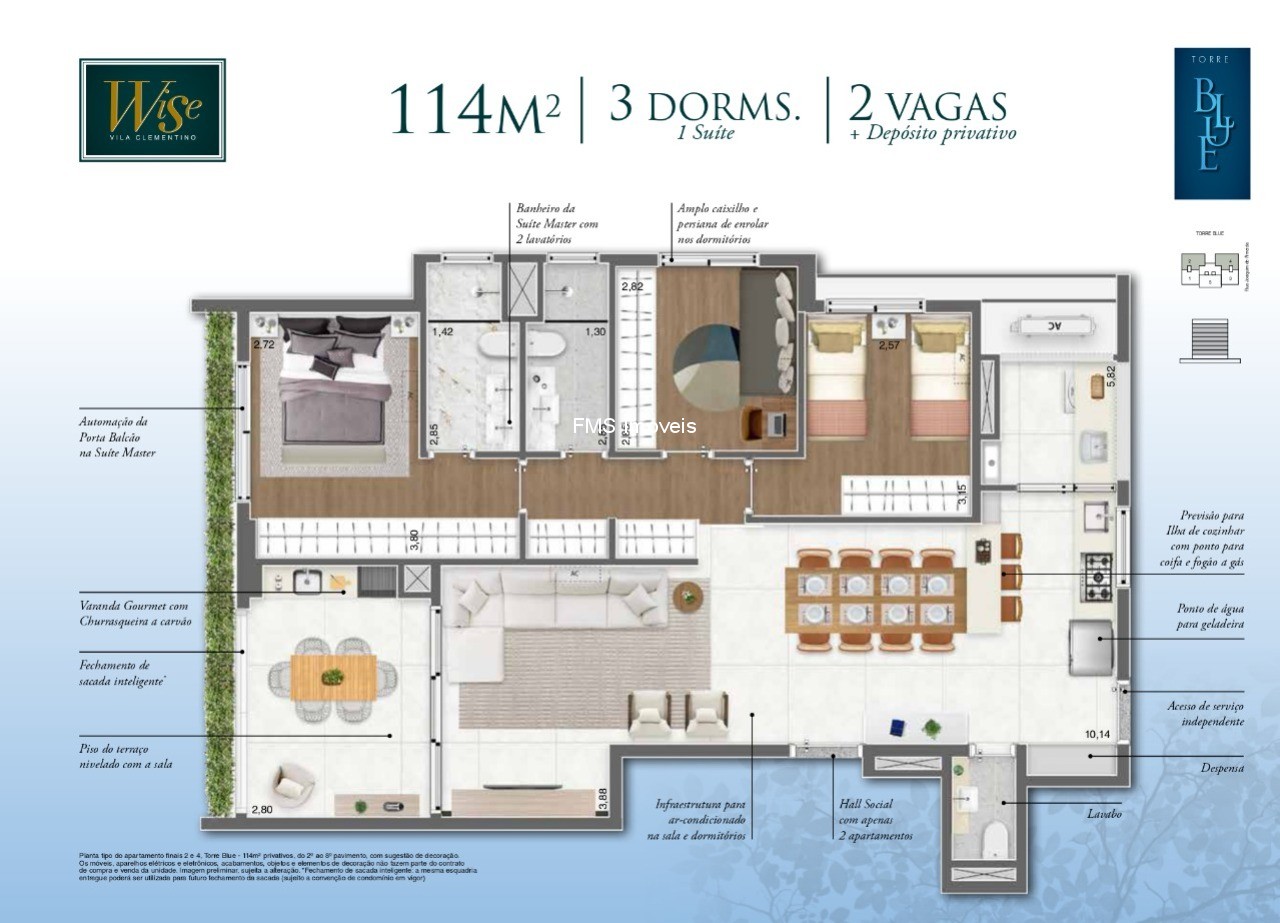 Apartamento, 4 quartos, 127 m² - Foto 19