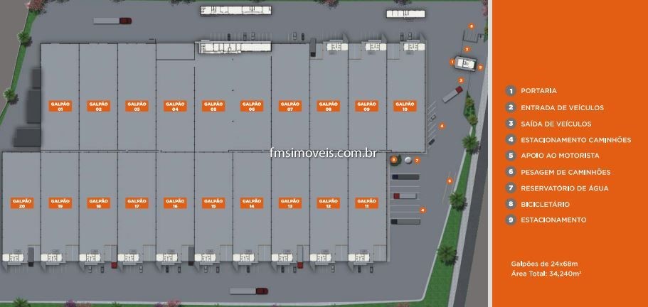 Depósito-Galpão, 33600 m² - Foto 15