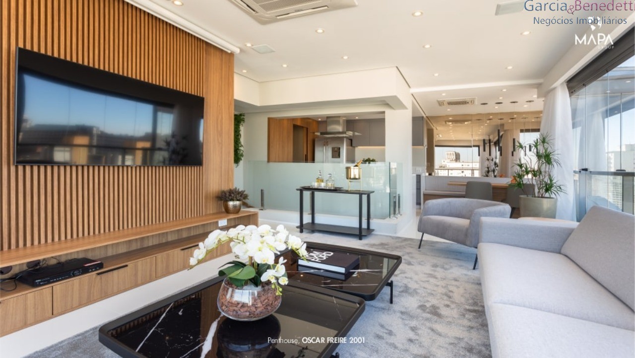 Lindo Apartamento Novo Mobiliado e Decorado Penthouse Cobertura Duplex Estilo Minimalista - Vila Olímpia - São Paulo - SP
