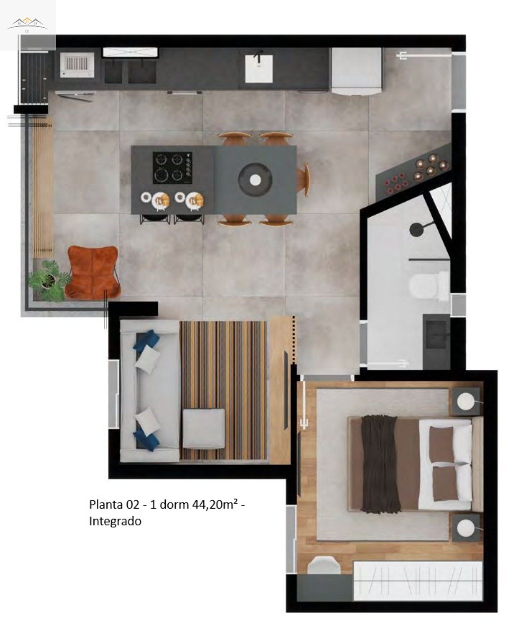 Apartamento, 2 quartos, 49 m² - Foto 19