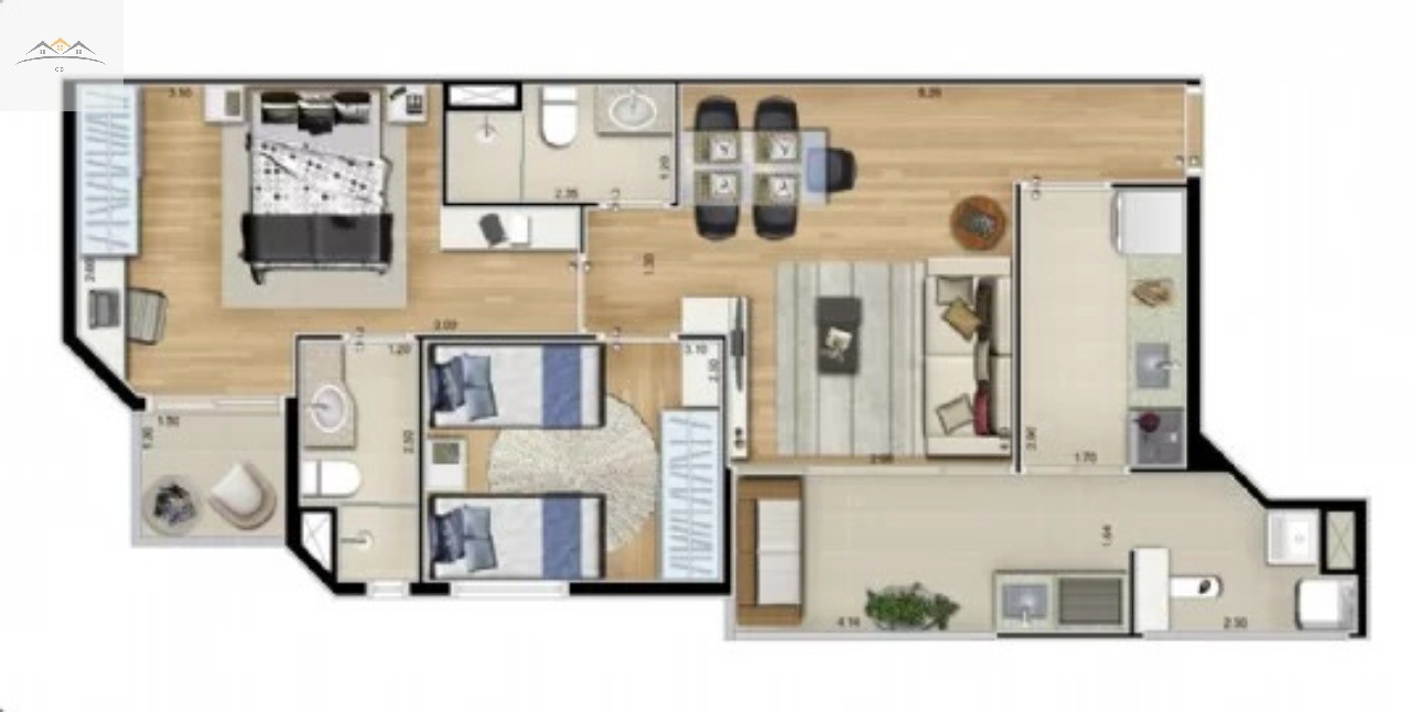 Apartamento, 2 quartos, 68 m² - Foto 10