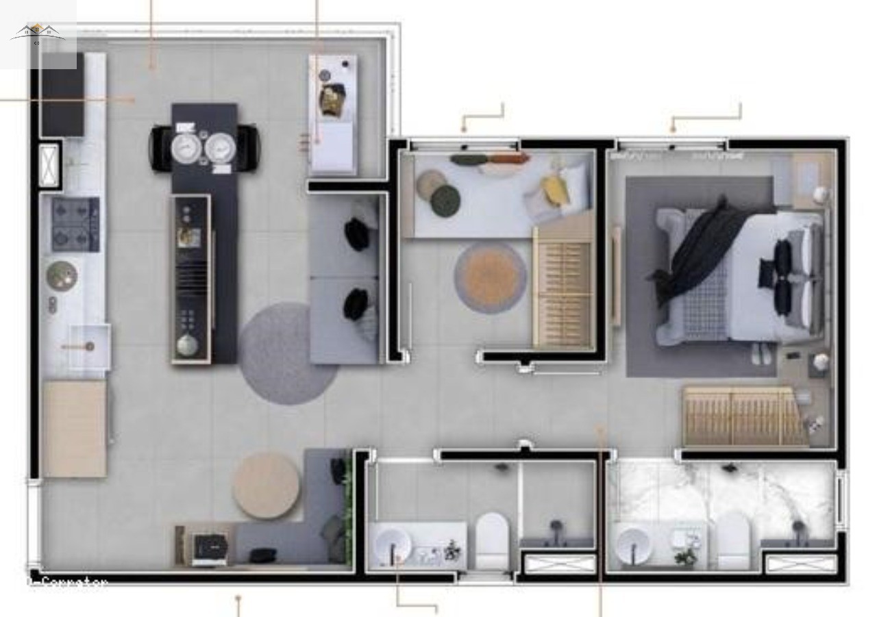 Apartamento, 2 quartos, 44 m² - Foto 31
