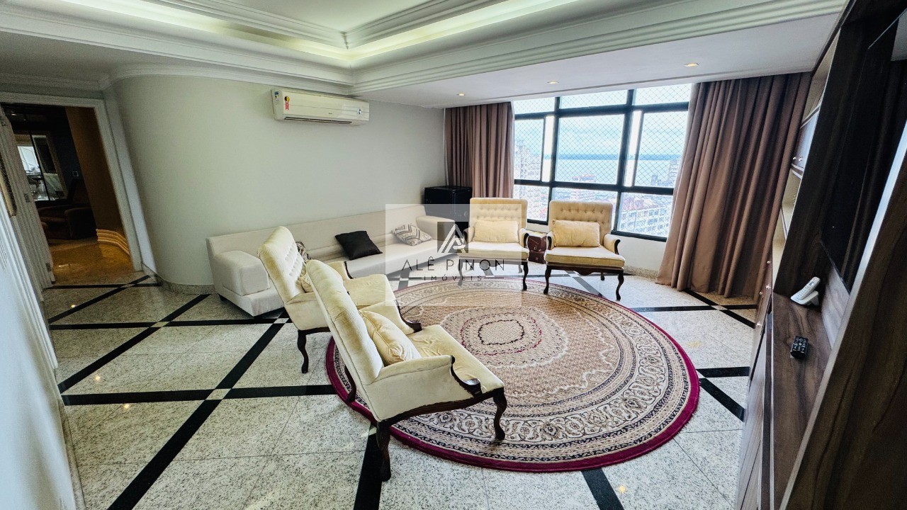 Imperdível apartamento de luxo com 4 quartos e 4 suítes na Campina, Belém-PA - 512m², 4 vagas!