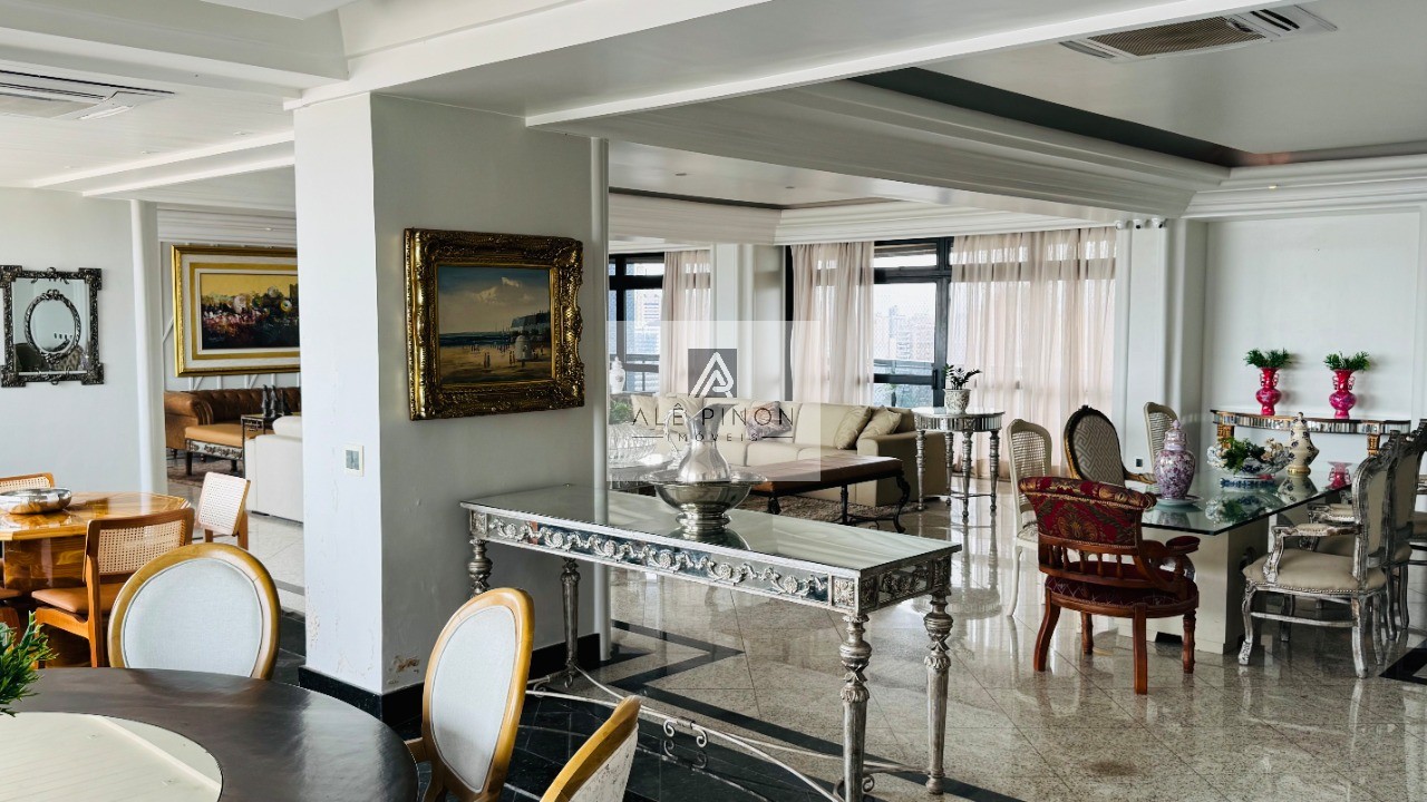 Imperdível apartamento de luxo com 4 quartos e 4 suítes na Campina, Belém-PA - 512m², 4 vagas!