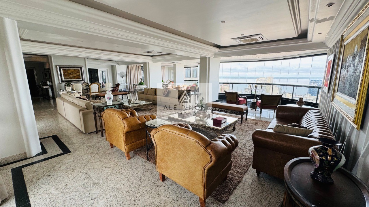 Imperdível apartamento de luxo com 4 quartos e 4 suítes na Campina, Belém-PA - 512m², 4 vagas! - foto 14